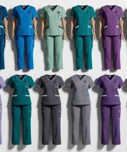 Alternative view of women's scrubs uniform