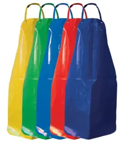 Pvc aprons green