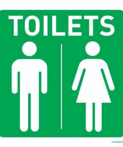 ABS Signage - Unisex Toilet - 190 x 190mm - SIGNUT190