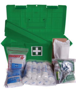 First Aid Kit - Factory Regulation 7 - Plastic Box and Contents - 48 x 26 x 22 cm - FAK5005