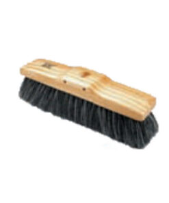 Floor Broom - Head Only - Soft - Black PVC Fibre - Pack of 12 - F3307
