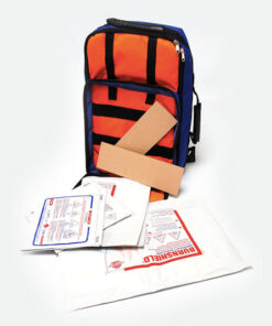 First Aid Kit - 1st Responder - Basic Life Support - 200 Items in Junior Backpack - 34 x 17 x 34 cm - FAK5051