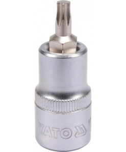 Torx Bit Socket - Male - Chrome Vanadium - 1/2" Connector - Standard Length - T30 x 50mm - YT-04313