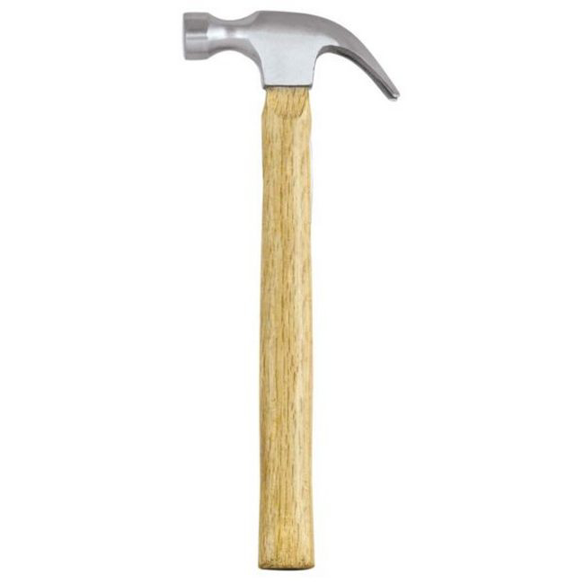 Claw Hammer - Wooden Handle - 500g - TOOH819