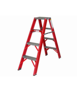 All Fibreglass Double Sided Ladder - Industrial A-Frame - 4 Steps - 1.2m - FGSD4-ALL