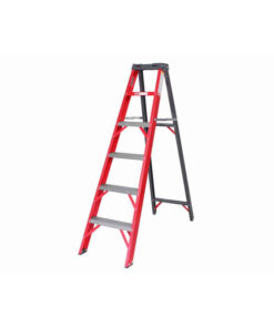 All Fibreglass Single Sided Ladder - Industrial A-Frame - 6 Steps - 1.8m - FGS6-ALL