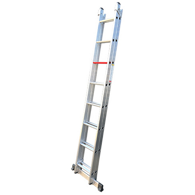 Step Extension Ladder Combination - Aluminium Medium Duty - 2.4m-4.2m - CSE420