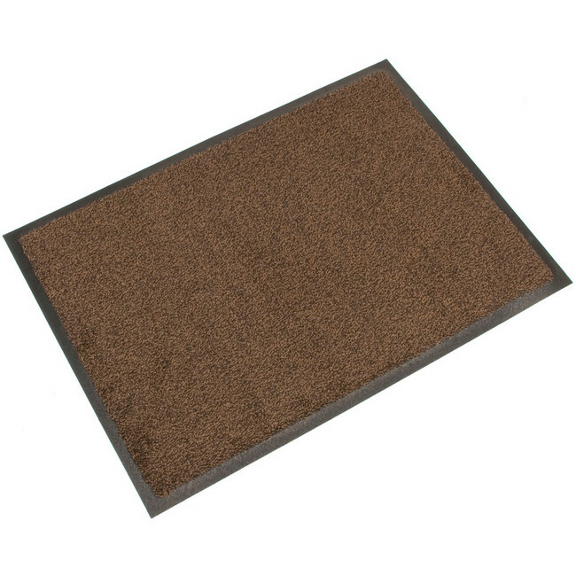 Doormat - COBAwash Dirt Trap Entrance Mat - 175 x 115 x 0.8 cm - Black and Brown - LM010503