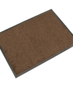 Doormat - COBAwash Dirt Trap Entrance Mat - 85 x 60 x 0.8 cm - Black and Brown - LM010501