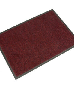 Doormat - COBAwash Dirt Trap Entrance Mat - 150 x 85 x 0.8 cm - Black and Red - LM010302