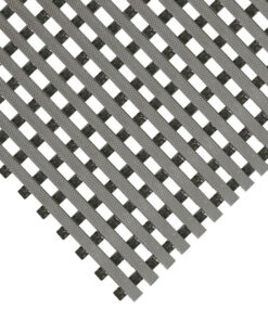 Workplace Mat - DeckStep PVC Anti-Slip Drainage - 59 x 1.15cm - per Linear Metre - Grey - DS060610C