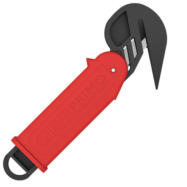 Utility Knife - Safety Box Cutter - GR8 Primo - Red - 871242
