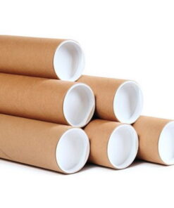 Cardboard Postal Tube with End Cap - A2 - 47 x 5.16(Ø) cm - 2G_POTU4751