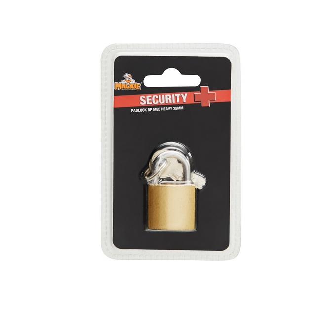 Padlock - Brass Plated - 25mm - 97031167