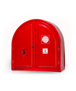 Fire Hose Reel Cabinet - Fibre Glass - Double Door - Open Back - F80000