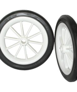Plastic Spoked Wheels - Polypropylene - 130mm ⌀ - (MOQ 250) - RATB130