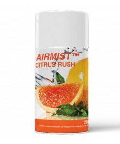 Toilet Spray - Airmist Aerosol - Citrus Rush - 250ml - Pack of 12 - AR_04