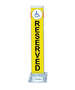 Parking Reservation Lock - Wheelchair - Steel - 60 x 15 cm - SXS600