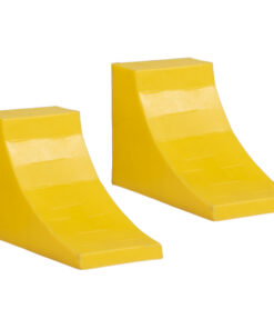 Wheel Chock - 8 Ton - Medium - 34 x 16 x 23 cm - Set of 2 - SXS489