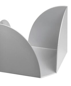 Paper Cube - Modern Steel Range - Metal - 10.5 x 10.5 x 10.5 cm - Silver - 404SI