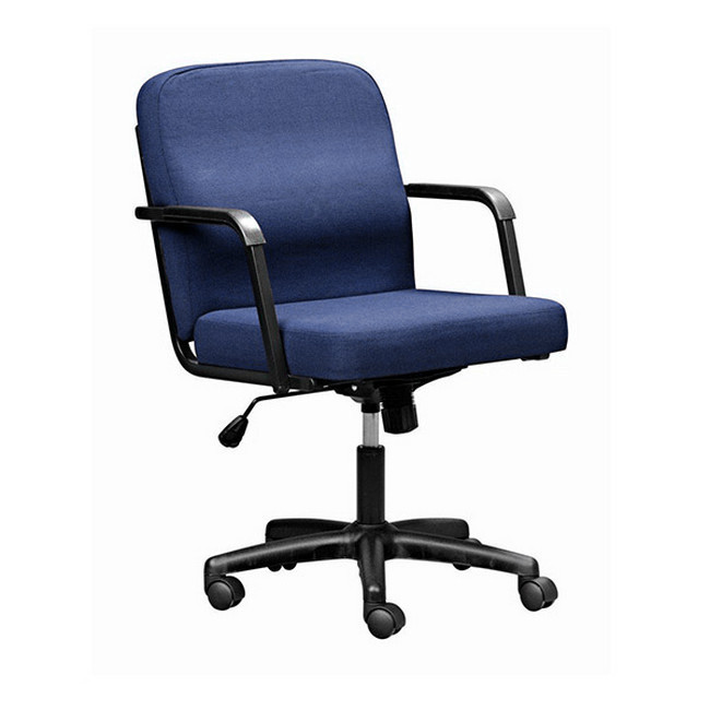 Office Chair - Full Mid Back - Swivel and Tilt - 85 x 57 x 64 cm - SE006-blue
