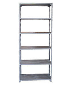 Steel Shelving 6 Shelves - Metal - 221 x 91 x 38 cm - AUC26-grey