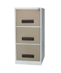 Steel Office Filing Cabinet - 3 Drawer File - 105 x 47 x 63 cm - 3FC01-ivorykaroo