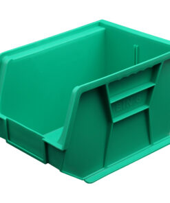 Stack & Hang Parts Storage Bin - Small Plastic Container - Size 6 - 28 x 21 x 18 cm - Green - BIN-6-GREEN