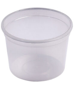 90ml Take Away Containers - Tub Only - Clear - Pack of 1000