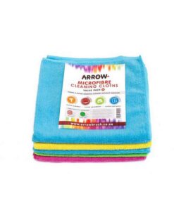 Woven Microfibre Cleaning Cloth - 220gsm - 40cm x 40cm - Pack of 5