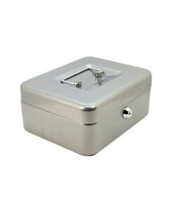 Steel Cash Box - 20 x 16 x 9cm - Colour Options