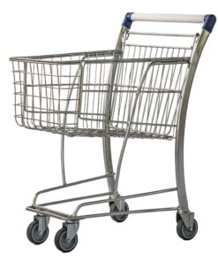Steel Kiddies Shopping Trolley - Metal Mesh - 25L