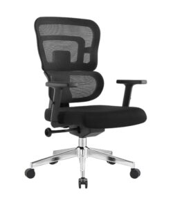 Medium Back Office Chair - Up To Ergo - Mesh - Gas Height - Black