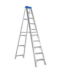 Aluminium Step Ladder - Single Sided - A-Frame - Heavy Duty Industrial - 10-Step - 3.0m