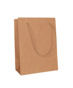 Brown Kraft 120GSM A5 paper bag with cord handle