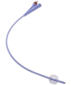Foley Catheter 100% Silicon 2way Purple FG22
