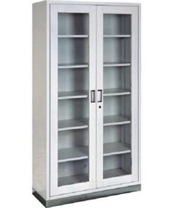 2 Door Appliance Cupboard with Stainless Steel Base