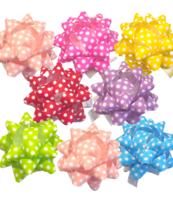 Dotty Star Bows – Box of 14