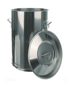 BOCHEM Container 150 L Without Lid 670 x 550 mm, 18/8 Steel Lid No: 8358