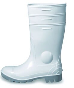 Uvex Polymer Safety Boot, Size 44, Type 9476/6, S5 SRC, PVC Sole, White, Pair