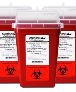 Alternative view of Sharps container 10L Base & Lid Round