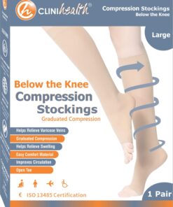 Compression Stockings Below the Knee Class 2 Orange – Large
