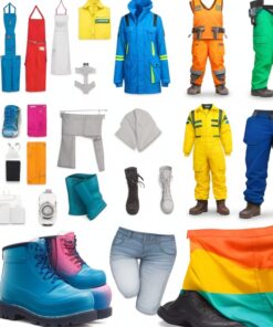 conti suits 100% cotton with reflectors red