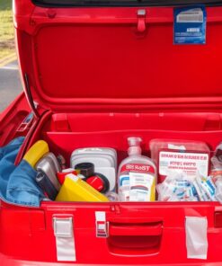 MotoVehicle First Aid Kit (Basic) by Firstaider