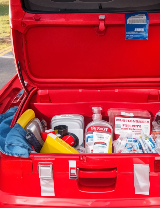 MotoVehicle First Aid Kit (Basic) by Firstaider