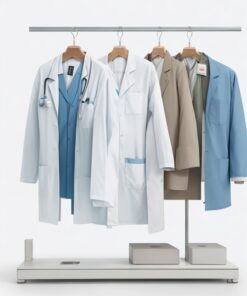 meta lab coats embroidered