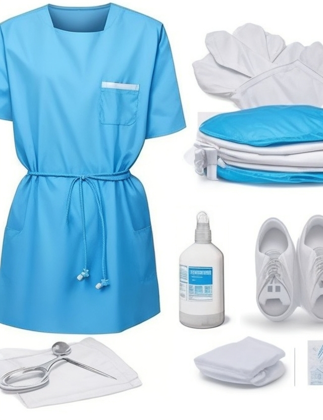 Disposable mop caps red