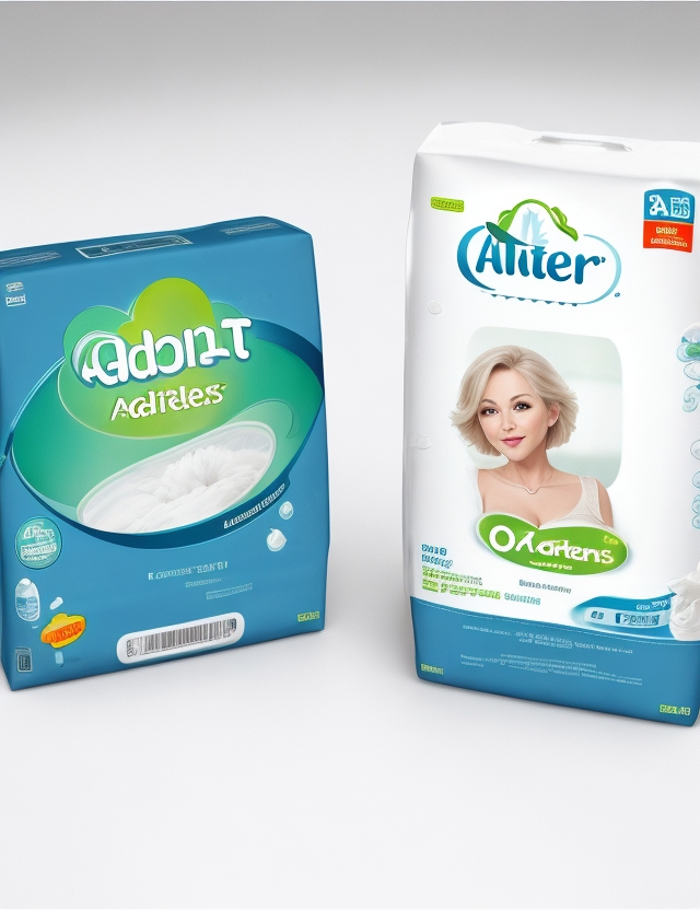 all-in-one adult diapers / cotton feel
plus (blue) - regular absorbency