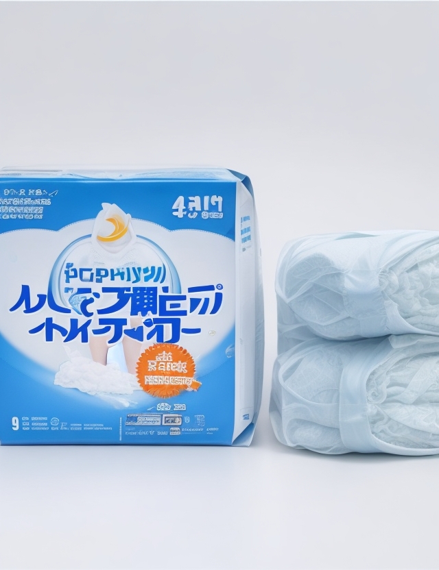 all-in-one adult diapers / cotton feel
plus blue) - regular absorbency