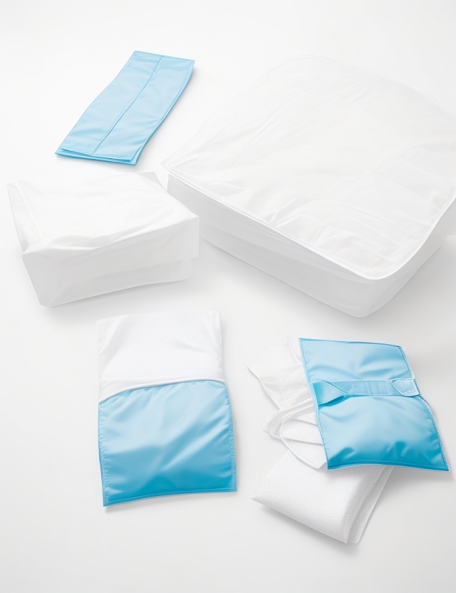 all-in-one adult diapers / cotton feel plus (blue) - regular absorbency